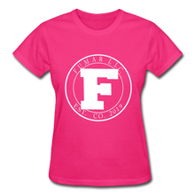 Load image into Gallery viewer, White Fumar Logo - fuchsia