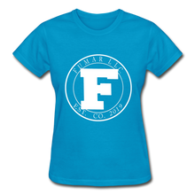 Load image into Gallery viewer, White Fumar Logo - turquoise