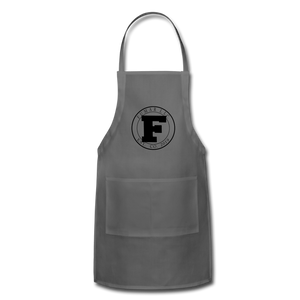 Black Fumar Logo on Adjustable Apron - charcoal