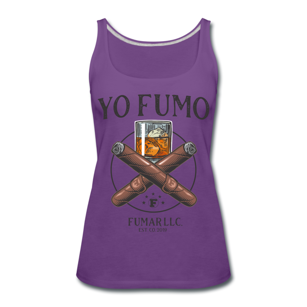 Yo Fumo - Women’s Tank Top - purple