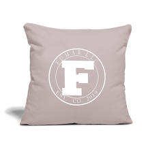 Load image into Gallery viewer, Fumar Throw Pillow Cover 17.5” x 17.5” - light taupe