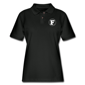Fumar Women's Polo Shirt - black