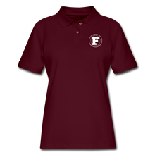 Load image into Gallery viewer, Fumar Women&#39;s Polo Shirt - burgundy